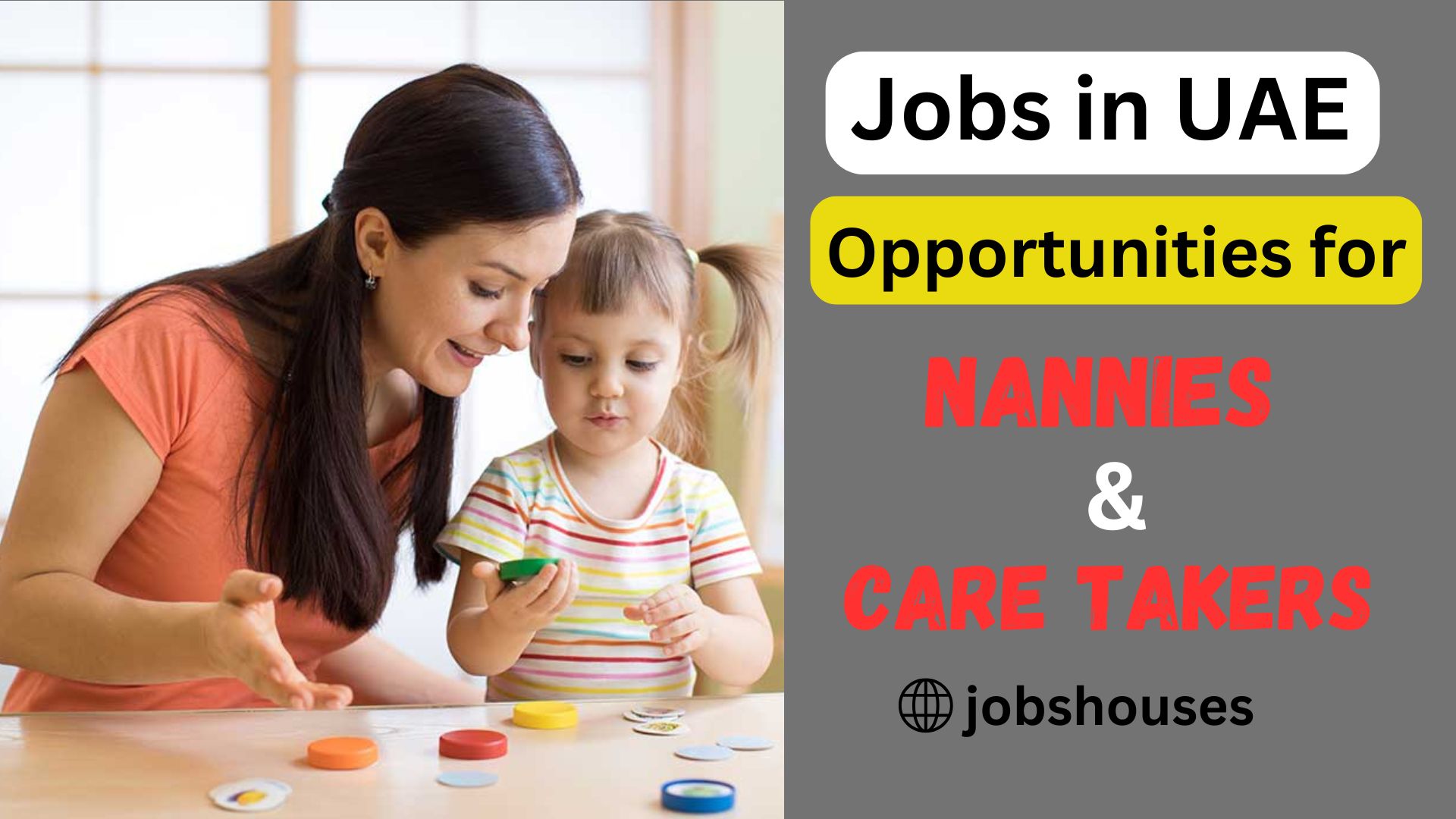 Nanny and Caretaker Jobs in UAE